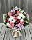 Букет цветов из: Альстромерии, Гвоздики, Розы и Хризантемы в Излучинске