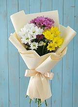 Букет цветов из:  Хризантемы #REPLACE_PRED# Излучинске