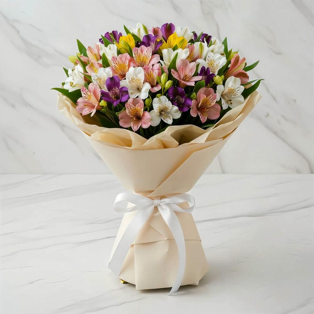 Букет цветов из: Альстромерии в Излучинске