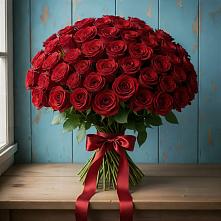 Букет Красные розы Блэк Меджик в Излучинске