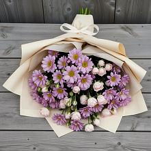Букет цветов из:  Розы и Хризантемы в Излучинске