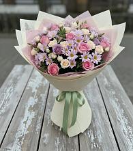 Букет цветов из:  Розы и Хризантемы #REPLACE_PRED# Излучинске