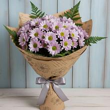 Букет цветов из:  Хризантемы #REPLACE_PRED# Излучинске