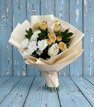 Букет цветов из:  Розы и Хризантемы в Излучинске