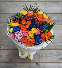 Букет цветов из:  Розы и Хризантемы #REPLACE_PRED# Излучинске