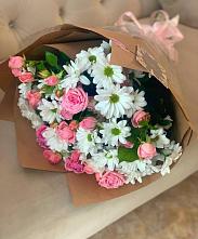 Букет цветов из:  Розы и Хризантемы #REPLACE_PRED# Излучинске