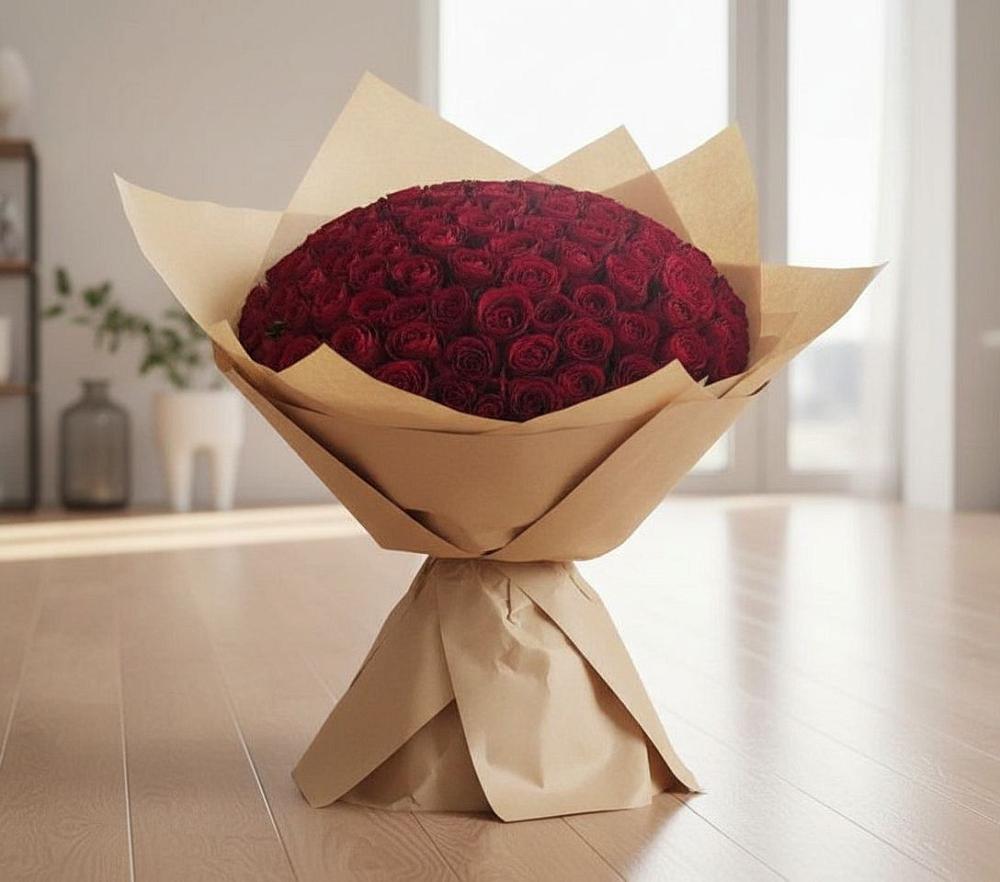 Букет 101 Красная роза в Излучинске