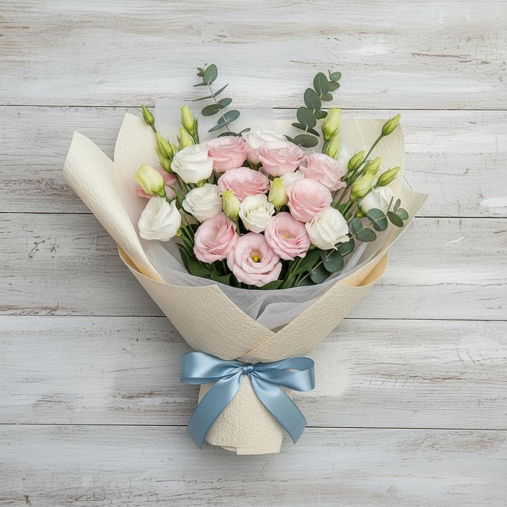 Букет цветов из: Лизиантусы в Излучинске